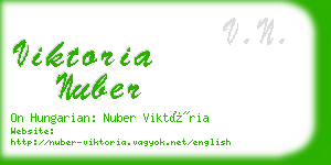 viktoria nuber business card